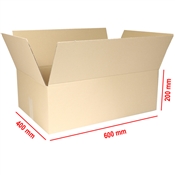 Kartonová krabice 600x400x200 mm 3VVL
