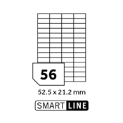 SMART LINE samolepicí etikety 52,5x21,2 mm / 100 archů A4