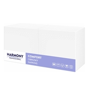 Ubrousky Harmony Professional 24x24 cm / dvouvrstvé / 250 ks / bílé