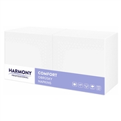 Ubrousky Harmony Professional 33x33 cm / dvouvrstvé / 250 ks / bílé