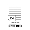 Samolepicí etikety SMART LINE - 70x36 mm / A4 100 archů