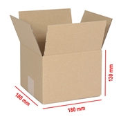 Kartonová krabice 180x180x130 mm 3VVL