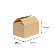Kartonová krabice 324x234x190 mm A4 3VVL