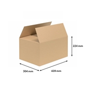 Kartonová krabice 428x304x224 mm A3 3VVL