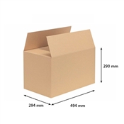 Kartonová krabice 494x294x290 mm 3VVL