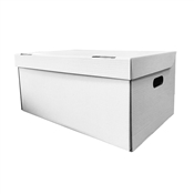 Úložný box s víkem 560x370x275 mm 3VVL bílá