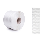 PES páska vázací 9 mm textilní - návin 500 m - dutinka 60 mm