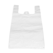 Mikrotenová taška 10 kg / 300+180x550 mm / bílá / 100 ks