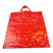 Igelitová taška 380x450 mm / 25 ks červená