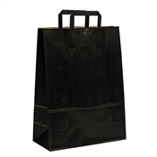 Papírová taška černá 320x140x420 mm / 25 kusů 