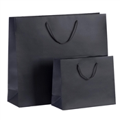 Papírová taška luxusní 420x120x360 mm / antracit - černá