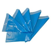 Plastové obálky modré 250x350+50 mm (L)