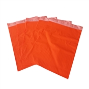 Plastové obálky oranžové  poštovní 250x350+50 mm