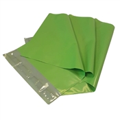 Plastové obálky zelené 250x350+50 mm L 