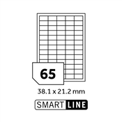 Samolepicí etikety SMART LINE 38,1x21,2 mm / A4 100 archů