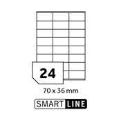 Samolepicí etikety SMART LINE - 70x36 mm / A4 100 archů