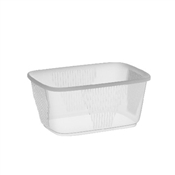 Miska hranatá plastová 250 ml / 100 kusů