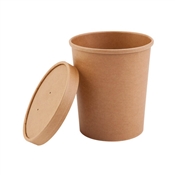Víčko na polévkovou misku 450 ml / kraft / 50 kusů