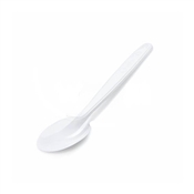 Lžice opakovatelně použitelná 18,5 cm / bílá / 50 kusů