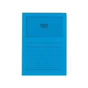Zakládací desky ELCO Ordo s okénkem intenzivně modré / potisk / 100 kusů