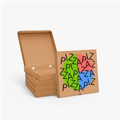 Krabice na pizzu 340x340x40 mm / H / HV / 3B