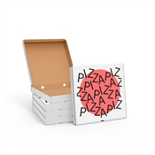 Krabice na pizzu 260x260x40 mm / HB / HV / 1B