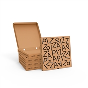 Krabice na pizzu410x410x45 mm / H / CV / 1B