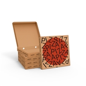 Krabice na pizzu410x410x45 mm / H / CV / 2B