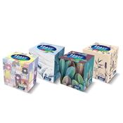 Kosmetické ubrousky Velvet Cube třívrstvé