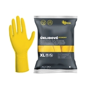 Úklidové rukavice Economy XL nepudrované / žluté