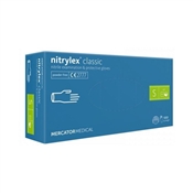 Rukavice vyšetřovací Nitrylex S / modré / 100 kusů