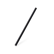 Slámky papírové černé Jumbo Ø 8 mm / 100 kusů