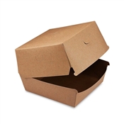 Burger box kraft 135x135x100 mm / 50 kusů