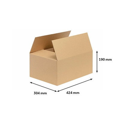 Kartonové krabice A3 430x310x200 mm 3VVL | Obalykredo.cz