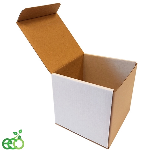 Kartonová krabice 3VVL 100x100x100 mm / bílá