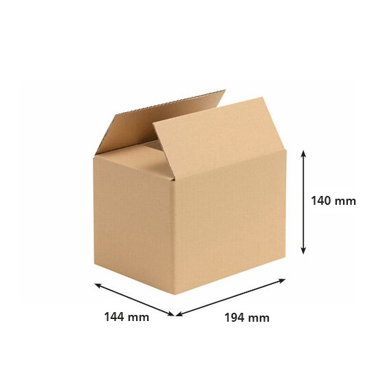 Kartonové krabice 194x144x140 mm 3VVL / 25 kusů