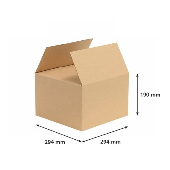Kartonová krabice 294x294x190 mm 3VVL