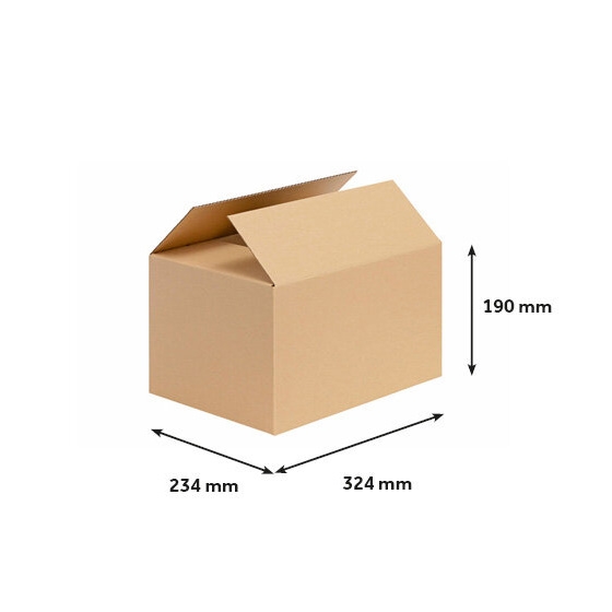 Kartonová krabice 324x234x190 mm A4 3VVL