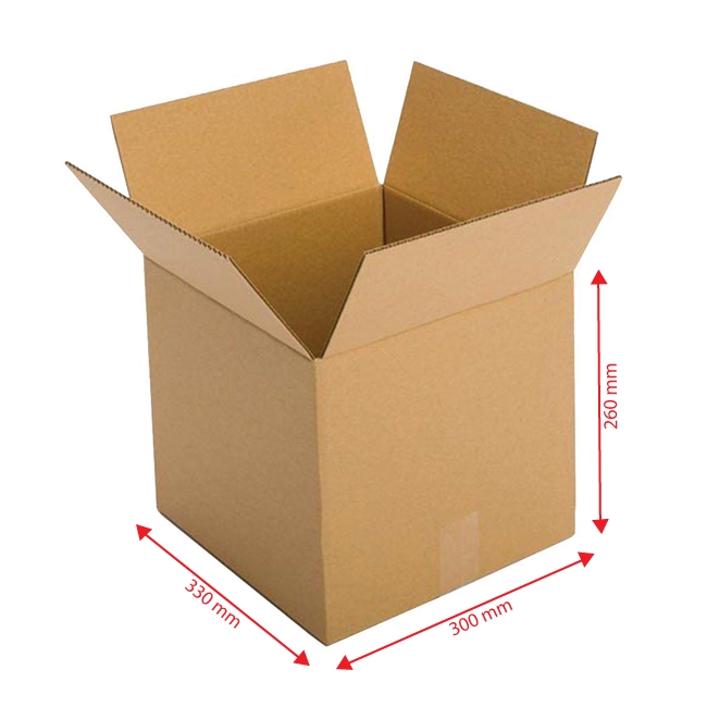 Kartonová krabice 330x300x260 mm 3VVL 