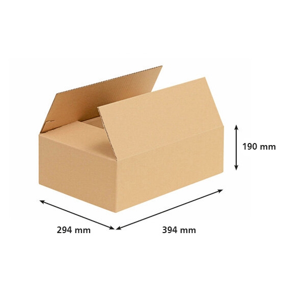 Kartonová krabice 394x294x190 mm 3VVL
