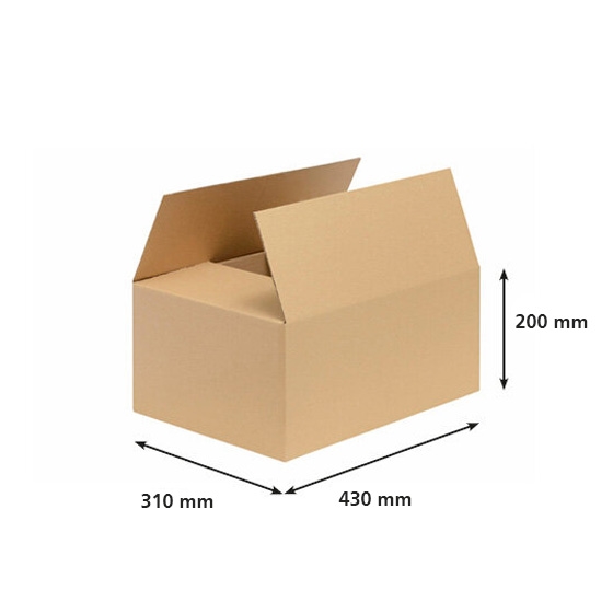 Kartonová krabice 430x310x200 mm 3VVL A3
