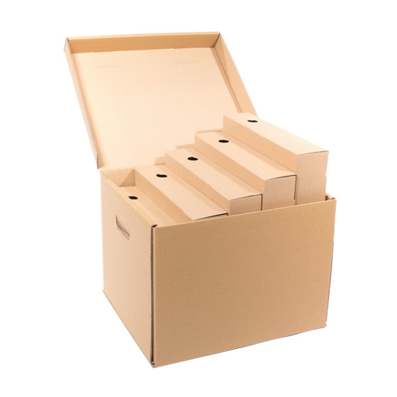 Archivační krabice na šanony 455x345x310 mm / 100 ks
