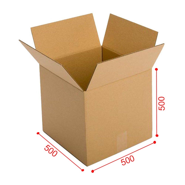 Krabice 500x500x500 mm 3VVL / dno čtvercové