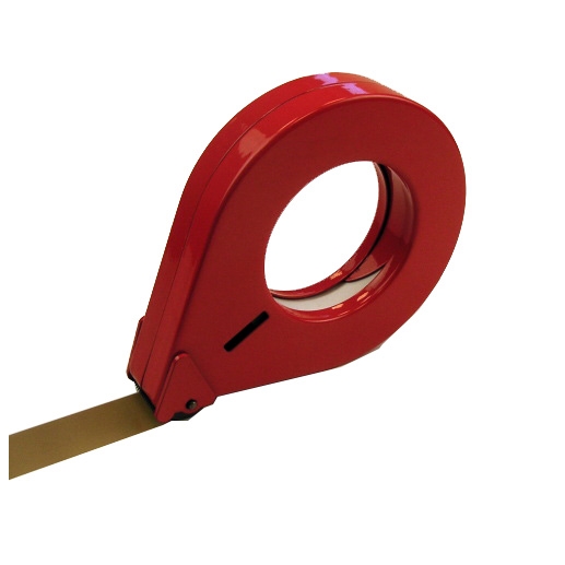 Odvíječ samolepicí pásky kovový šíře 25 mm / oranžový