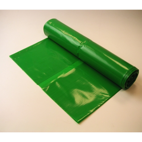 Pytle na odpad zelené 120 l, 700x1100 mm, 40 µm