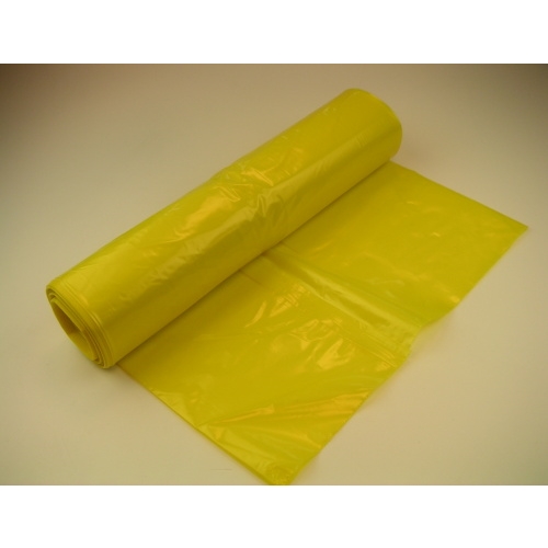 Pytle na odpad žluté 120 l, 700x1100 mm, 40 µm