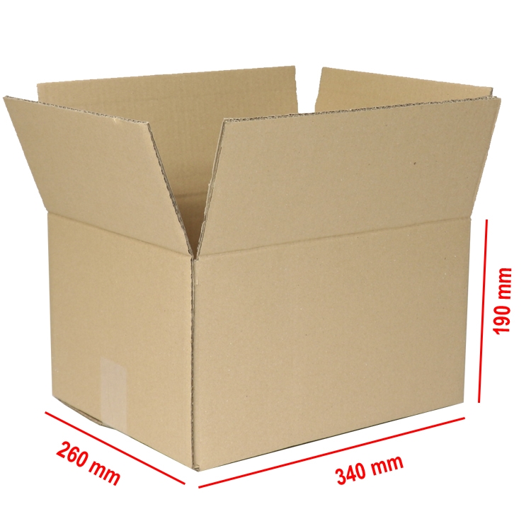Kartonová krabice 340x260x190 mm 5VVL