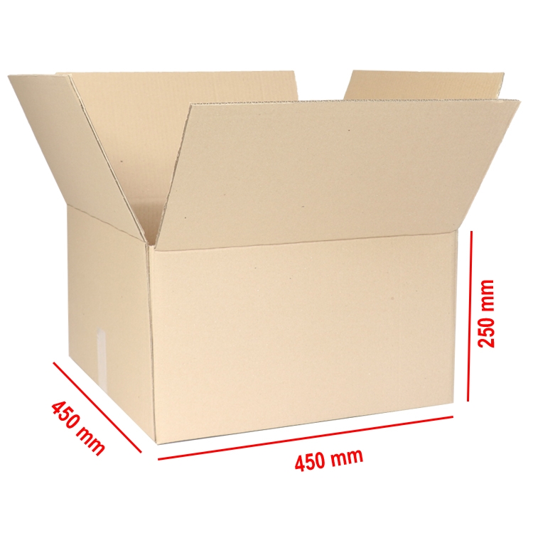 Kartonová krabice 450x450x250 mm 