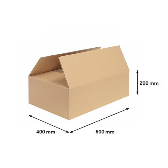 Kartonová krabice 5VVL 600x400x200 mm