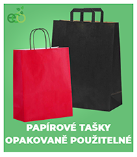 barevné papírové tašky